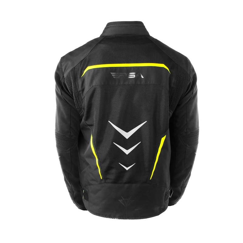 RSA Dart schwarz-fluo gelb Motorradjacke Verkauf Ausverkauf