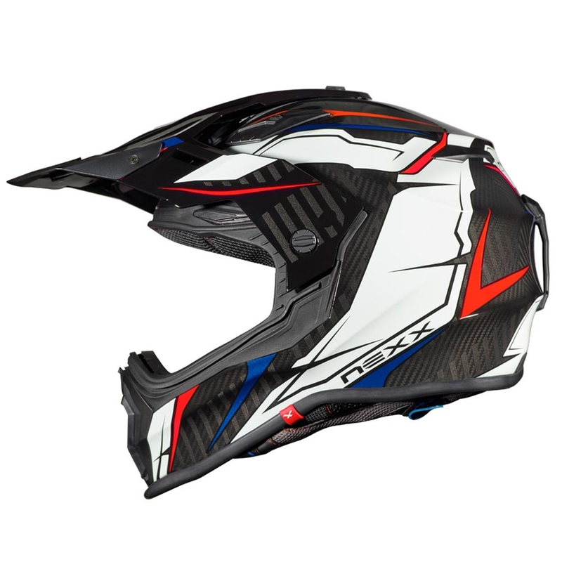 Endurohelm NEXX X.WRL Atika schwarz-weiß-rot Ausverkauf