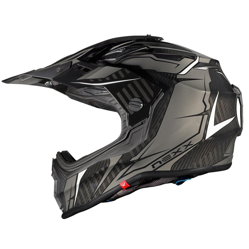 Endurohelm NEXX X.WRL Atika schwarz-grau Ausverkauf