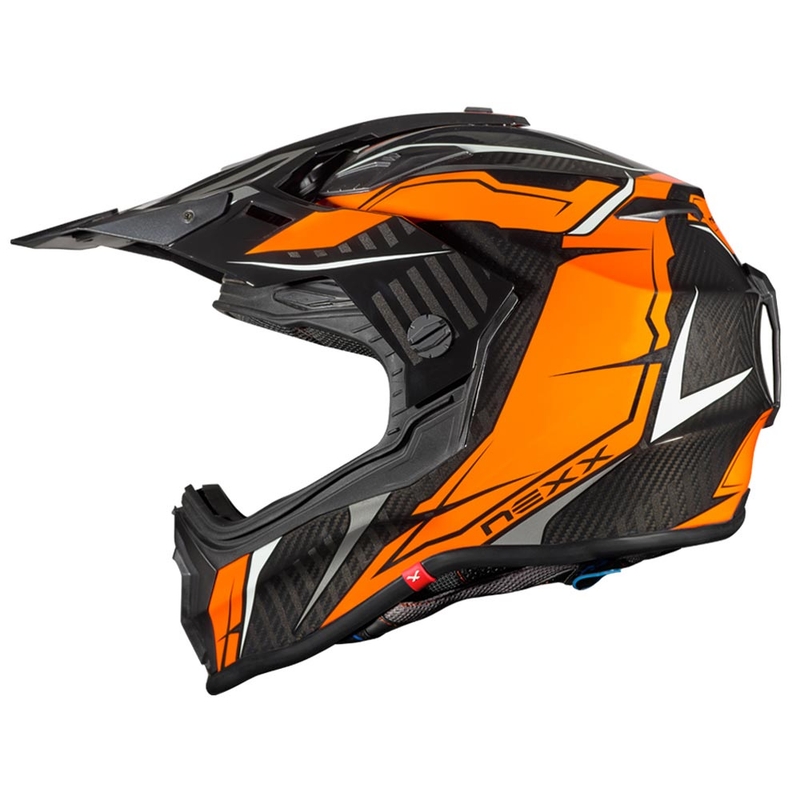 Endurohelm NEXX X.WRL Atika schwarz-orange Ausverkauf