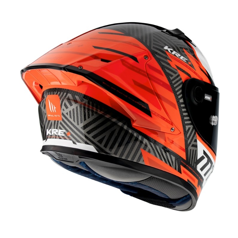 MT FF103PLUSC KRE+ Carbon Brush A5 schwarz-weiß-roter Integral-Motorradhelm