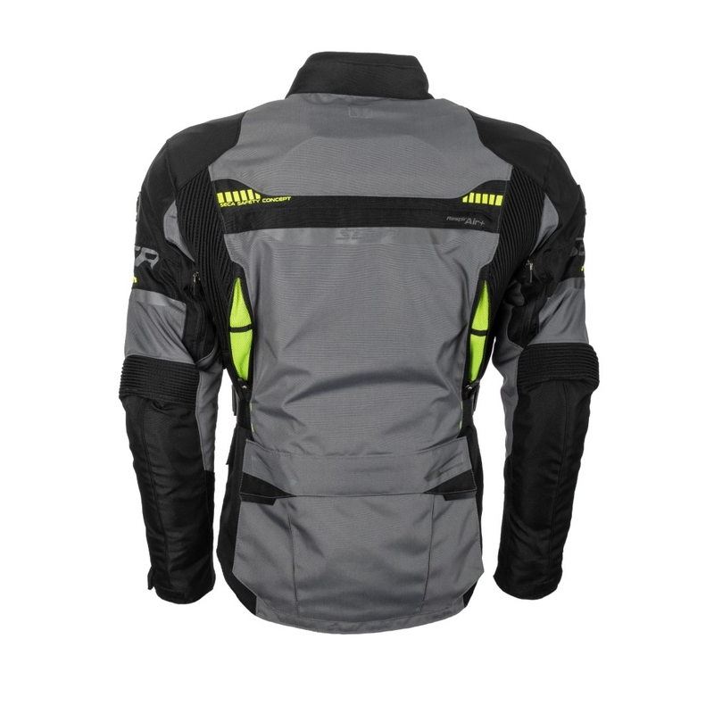 Motorradjacke SECA Arrakis II grau-schwarz Ausverkauf