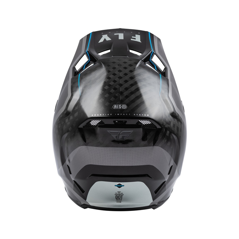 Motocross-Helm FLY Racing Formula Axon schwarz-grau-blau