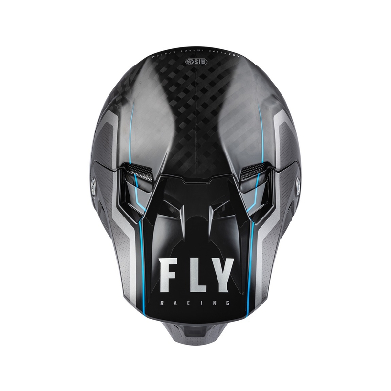 Motocross-Helm FLY Racing Formula Axon schwarz-grau-blau