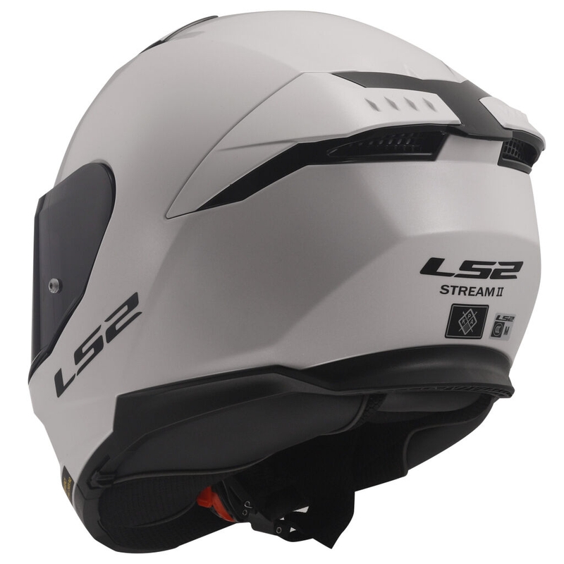 LS2 FF808 Stream II Integral Motorradhelm weiß glänzend