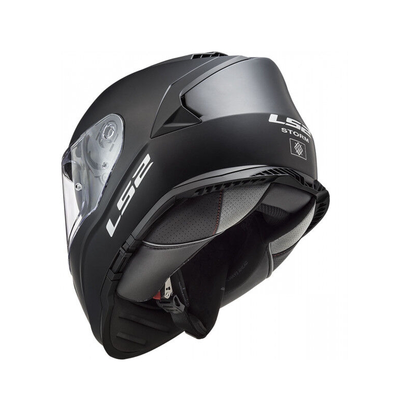LS2 FF800 Storm II Solid Matte Black Integral Motorradhelm