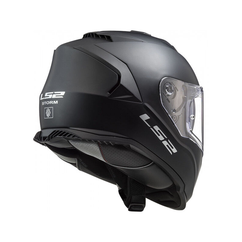 LS2 FF800 Storm II Solid Matte Black Integral Motorradhelm