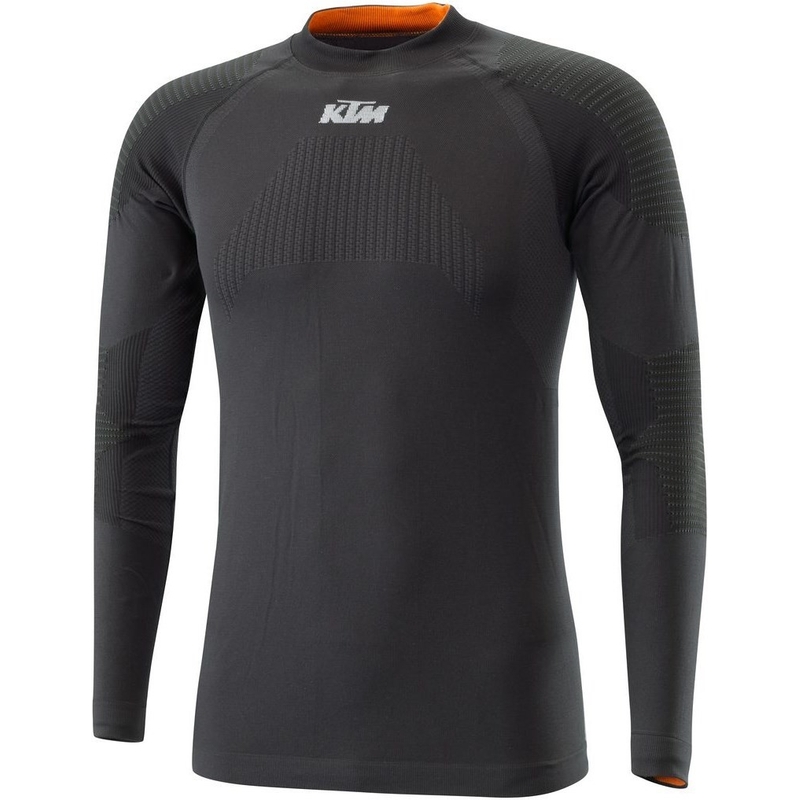 KTM Touring Langarm-Thermoshirt schwarz-orange