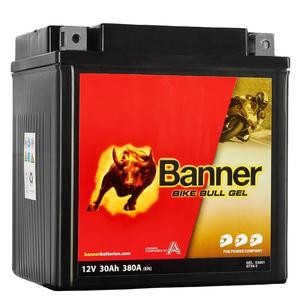 Gel-Batterie Banner Bike Bull Gel 12V, YIX30L-BS, 30AH, 380A
