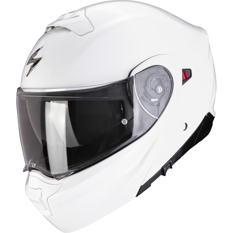 Scorpion EXO-930 EVO Solid Klapphelm für Motorräder, weiß