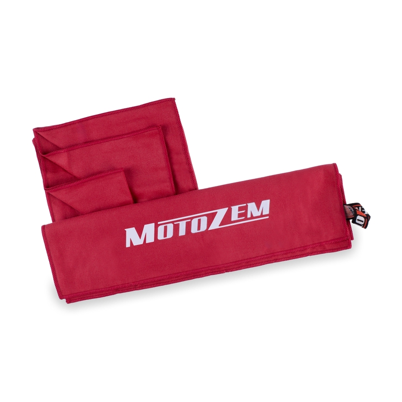 MotoZem Handtuch rot