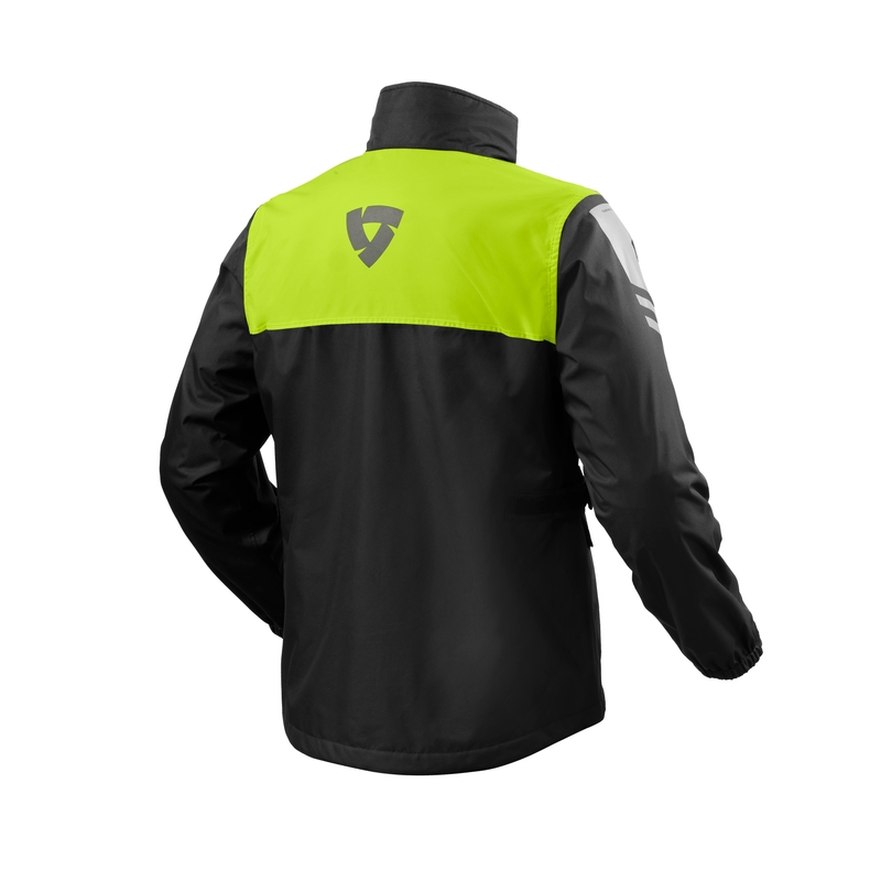 Revit Nitric 4 H2O schwarz-fluorgelbe Motorrad-Regenjacke