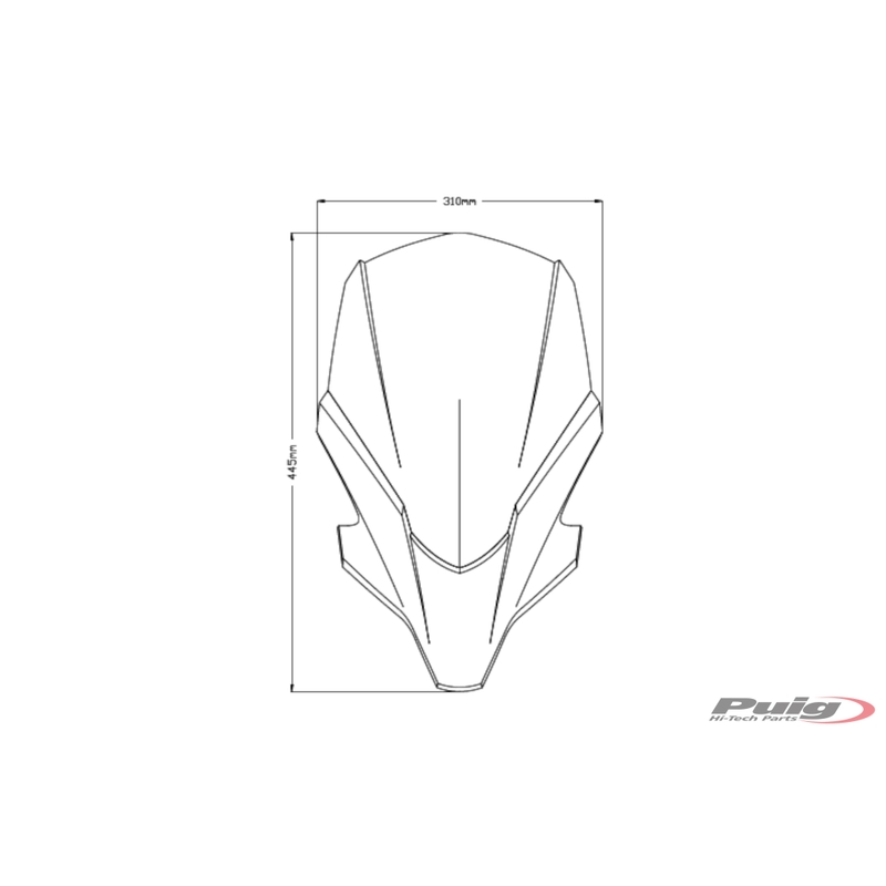 Windschirm PUIG NEW. GEN TOURING getönt