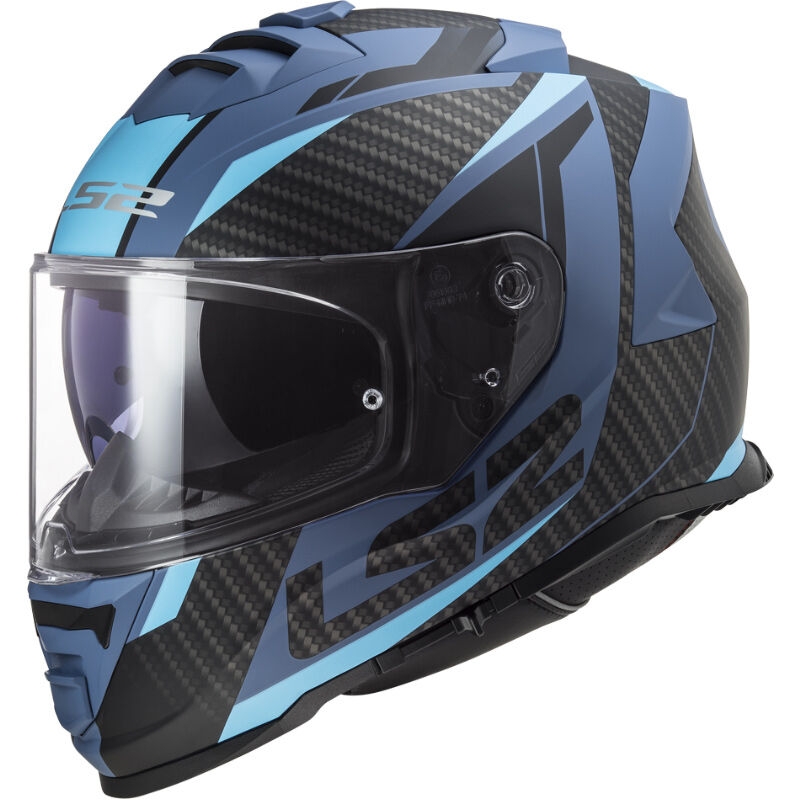 Integralhelm LS2 FF800 Storm II Racer schwarz-blau