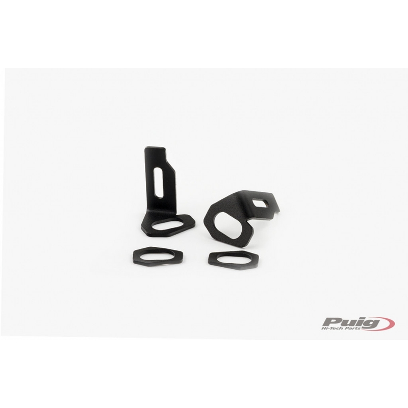 Halter für Originalblinker PUIG schwarz