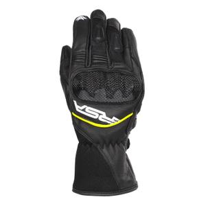 Motorradhandschuhe RSA Airvent 2 schwarz-weiß-fluorgelb