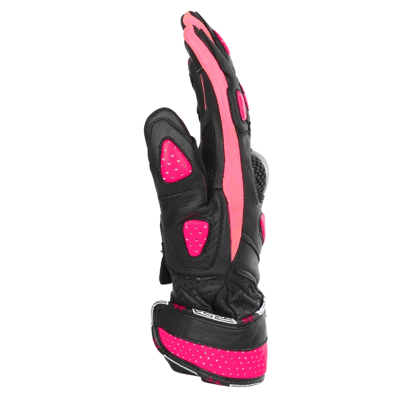 Damen Motorradhandschuhe RSA RX2 schwarz und rosa
