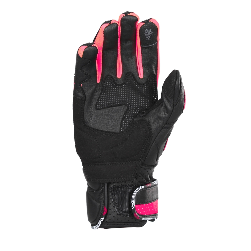 Damen Motorradhandschuhe RSA RX2 schwarz und rosa