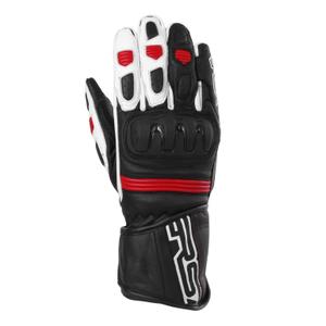 Motorradhandschuhe RSA Gappa 2 schwarz-weiß-rot