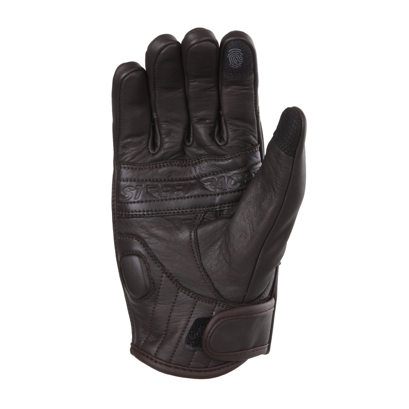 Motorradhandschuhe Street Racer Striker 2 braun
