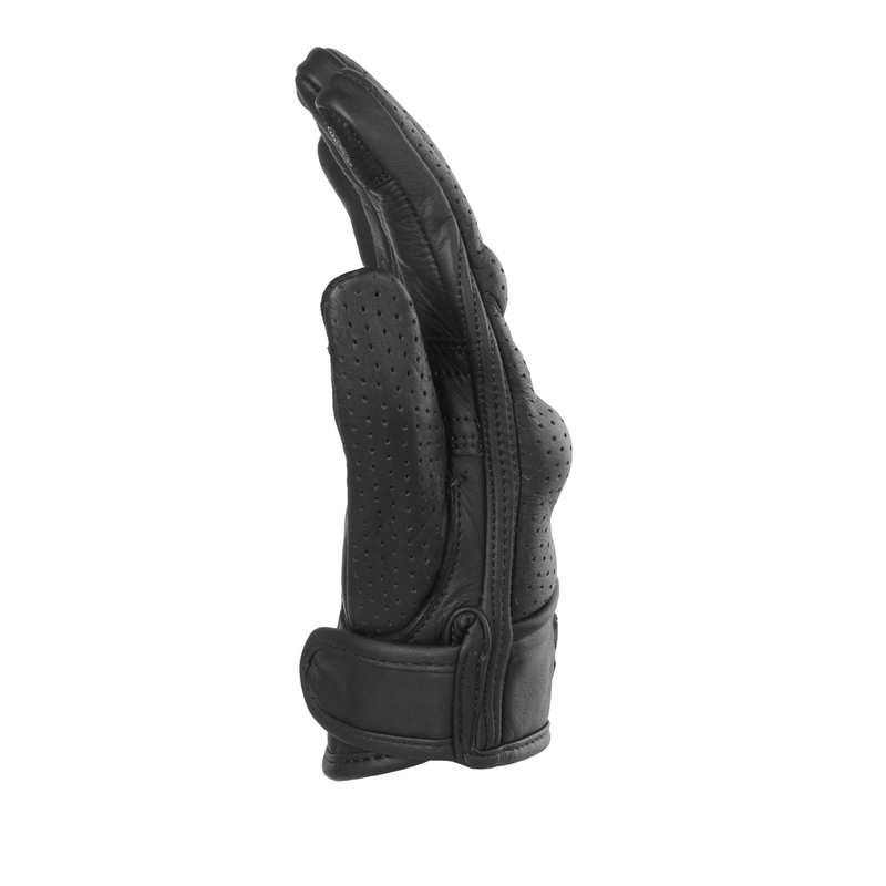 Motorradhandschuhe Street Racer Striker 2 schwarz perforiert