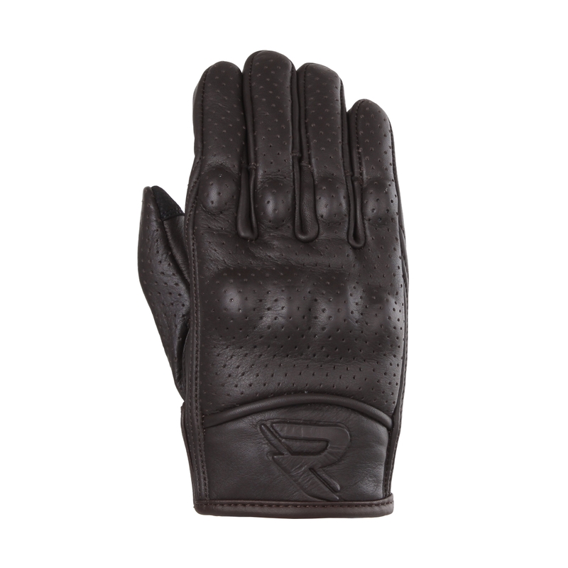 Perforierte Damen-Motorradhandschuhe Street Racer Striker 2 Braun