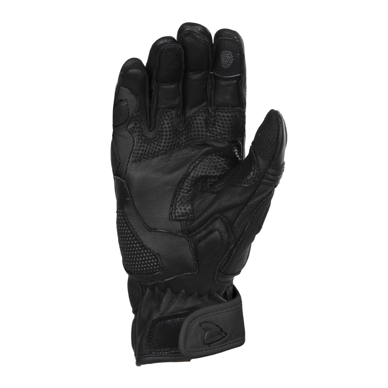 Women's Street Racer STR Motorradhandschuhe Schwarz