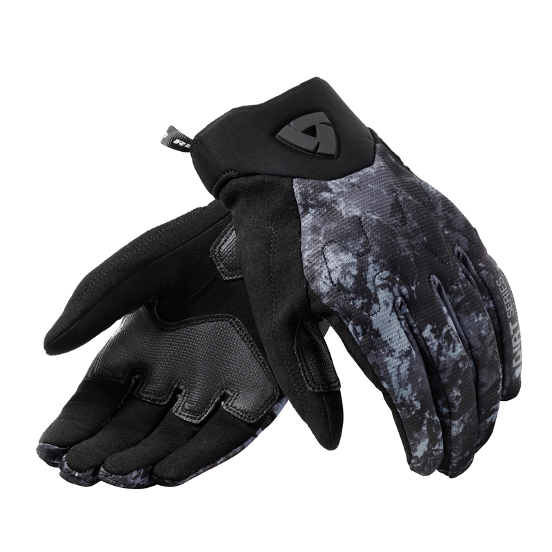 Motorradhandschuhe Revit Continent schwarz-grau
