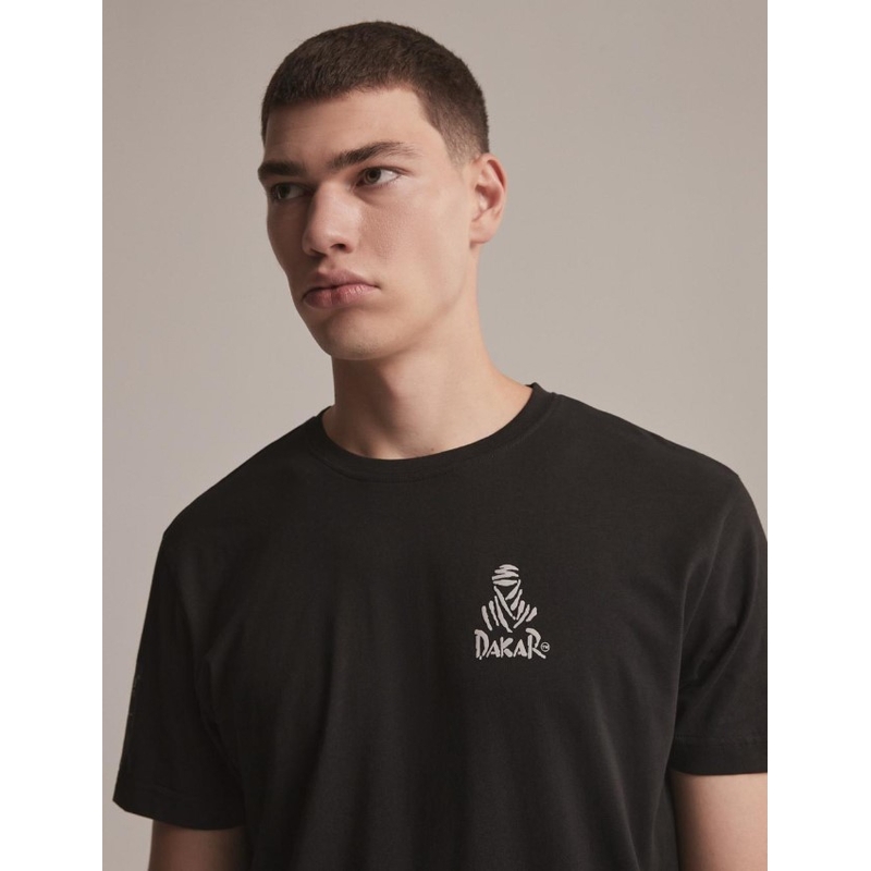 T-shirt DAKAR DKR Logo 423 schwarz Ausverkauf