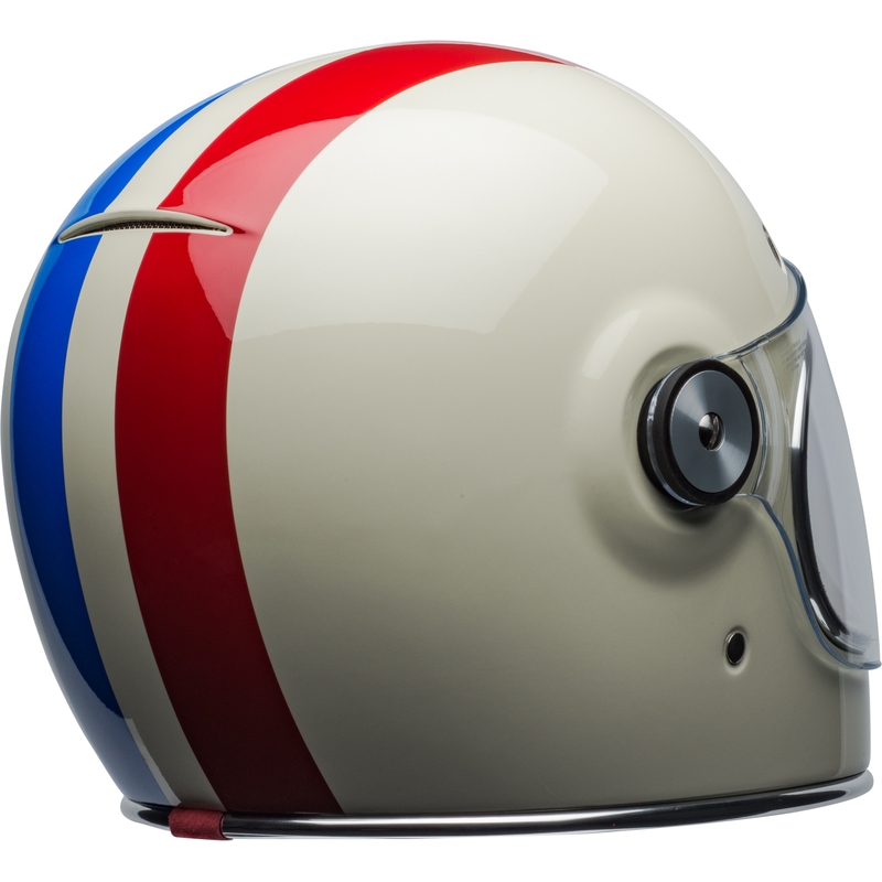 Integral Motorradhelm Bell Bullit DLX Command Vintage weiß-rot-blau