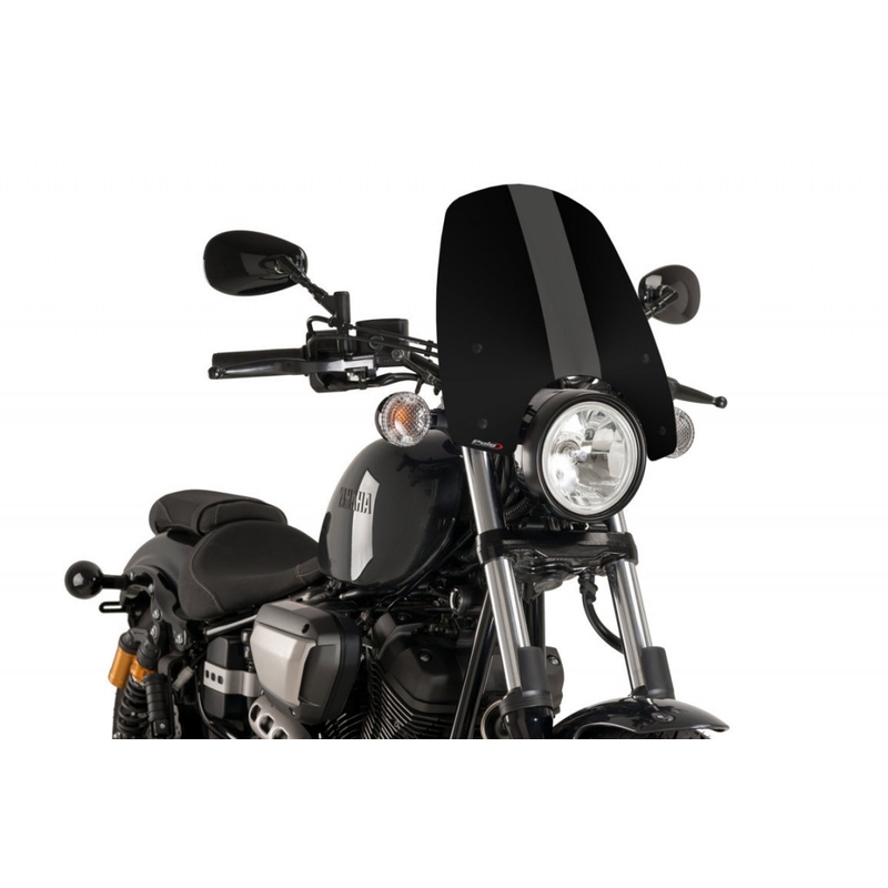 Windschirm PUIG NEW. GEN TOURING schwarz für YAMAHA XV 950 2014-2020
