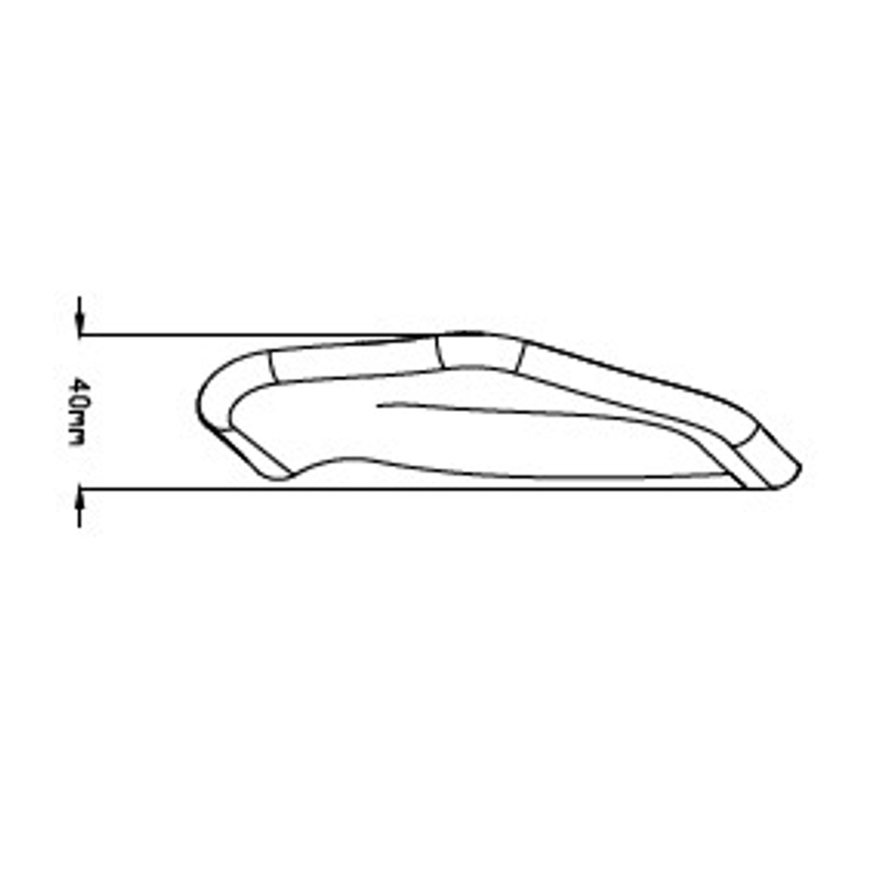 Windschirm PUIG FRONTAL PLATE carbon look