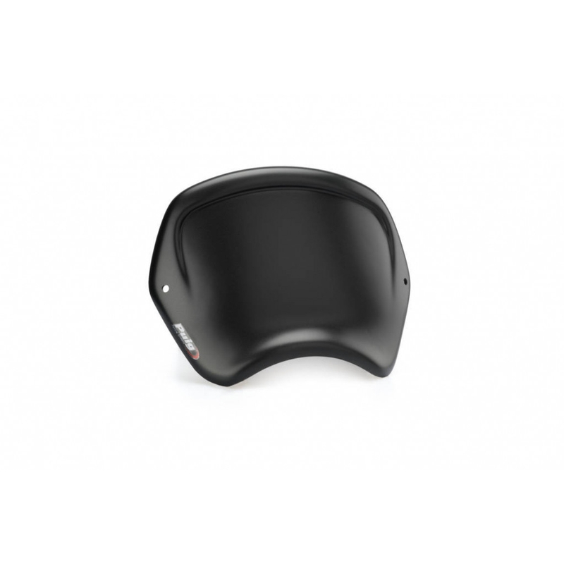 Windschirm PUIG FRONTAL PLATE schwarz matt