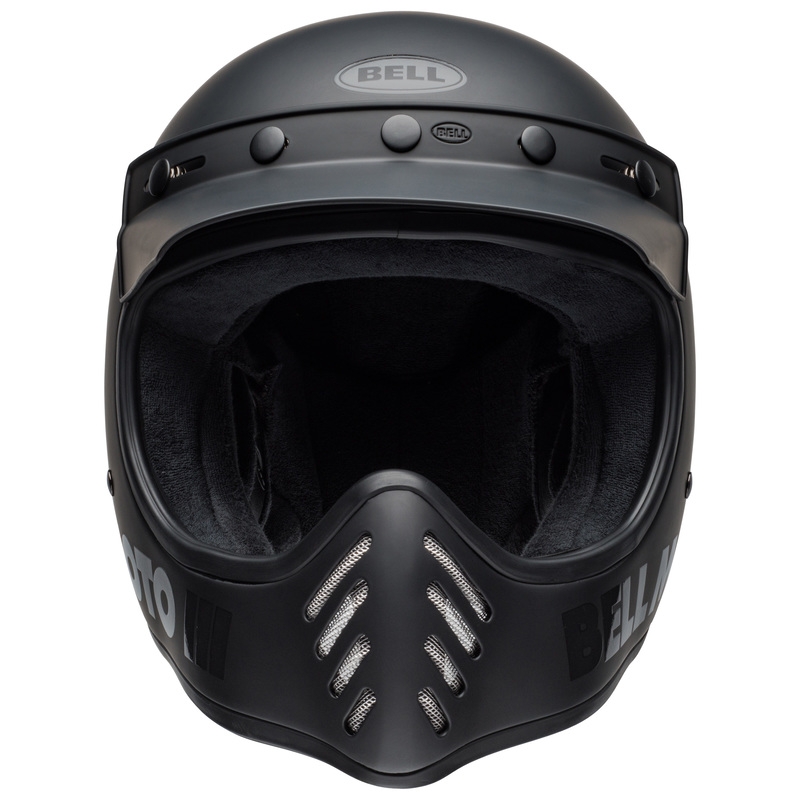 Bell Moto-3 Classic Schwarz Matt Motorradhelm