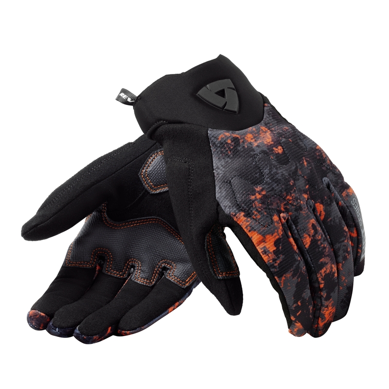 Motorradhandschuhe Revit Continent schwarz-orange