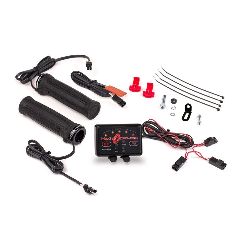 Heizgriffe SYMTEC ATV Clamp On Quad Zone schwarz