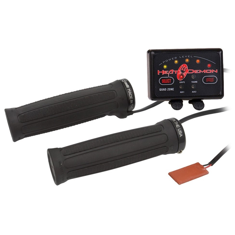 Heizgriffe SYMTEC ATV Clamp On Quad Zone schwarz