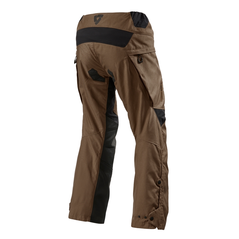 Revit Continent Motorradhose braun verlängert