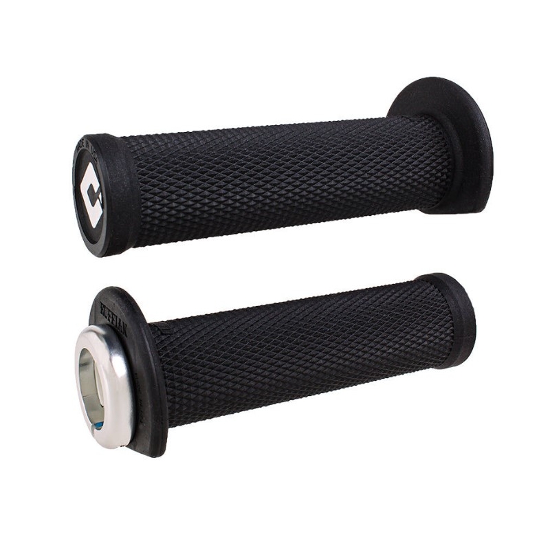 Griffe ODI RUFFIAN ATV LOCK-ON V2.1 125mm schwarz-silber