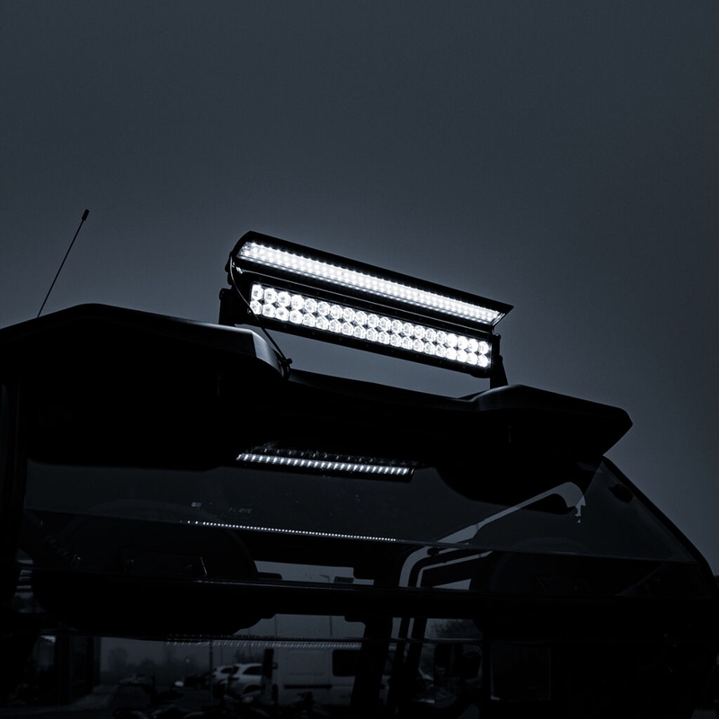 LED-Lichtrampe mit Abdeckung SHARK LED LIGHT BAR 21,5", 6D WITH LED COVER, 120W