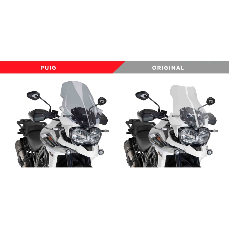 Windschutzscheibe PUIG TOURING getönt für TRIUMPH Tiger 1200 Explorer / GT Explorer 2018-2019