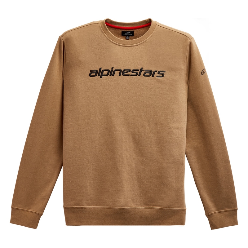 Alpinestars Linear Crew Fleece Sand Schwarz