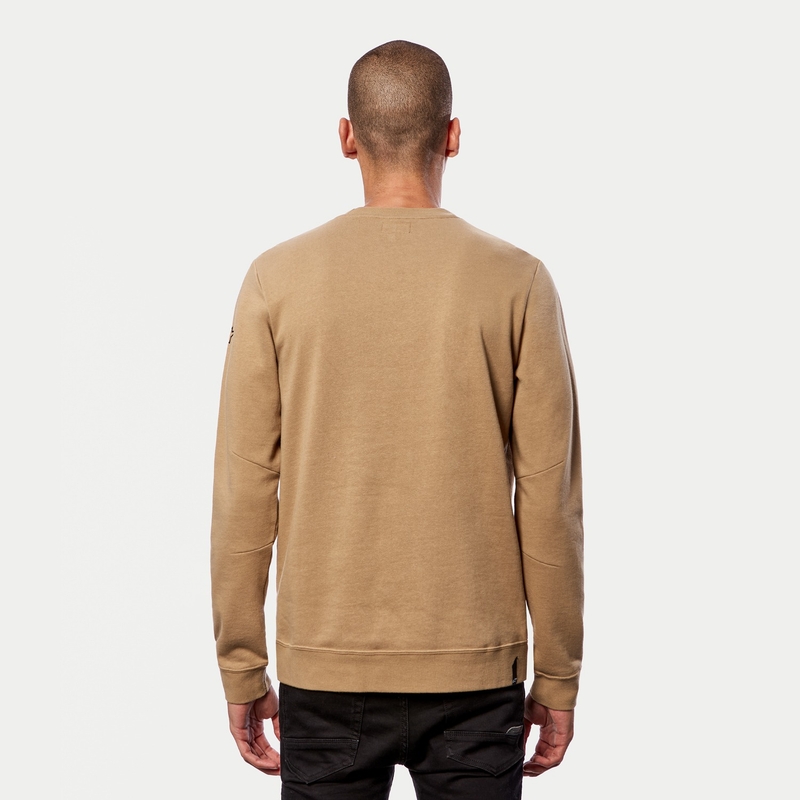 Alpinestars Linear Crew Fleece Sand Schwarz