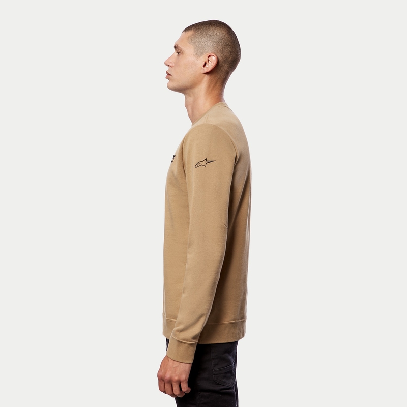 Alpinestars Linear Crew Fleece Sand Schwarz