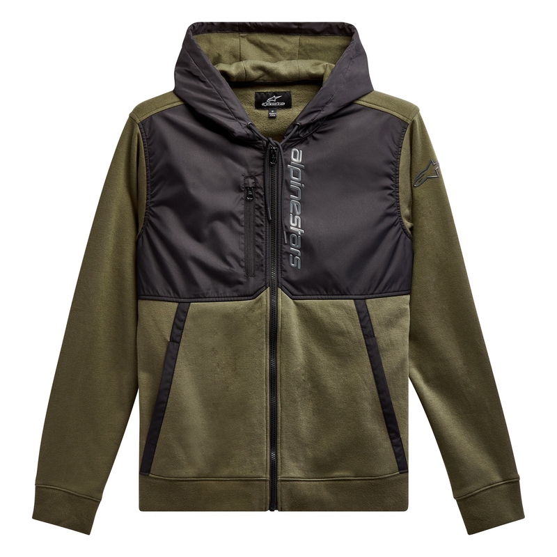 Alpinestars Aligned grün-schwarzer Hoodie