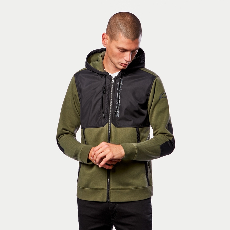Alpinestars Aligned grün-schwarzer Hoodie