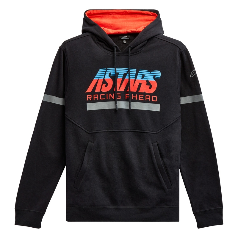 Alpinestars Club Hoodie schwarz-rot-blau-grau
