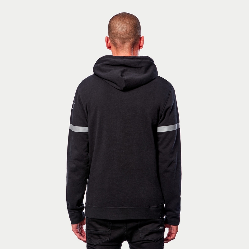 Alpinestars Club Hoodie schwarz-rot-blau-grau