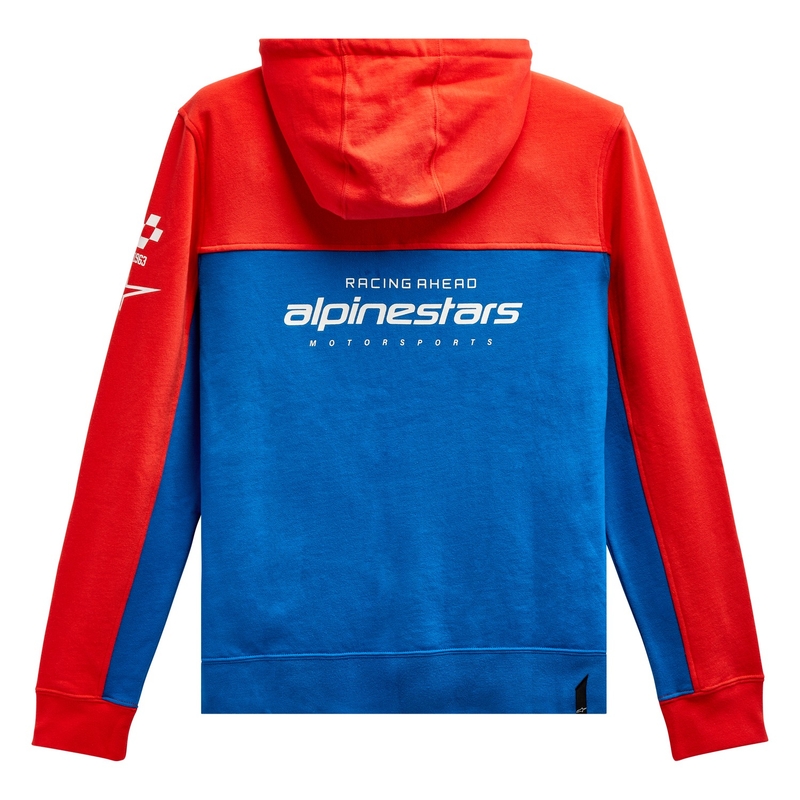 Alpinestars H Block Hoodie fluo rot-hellblau