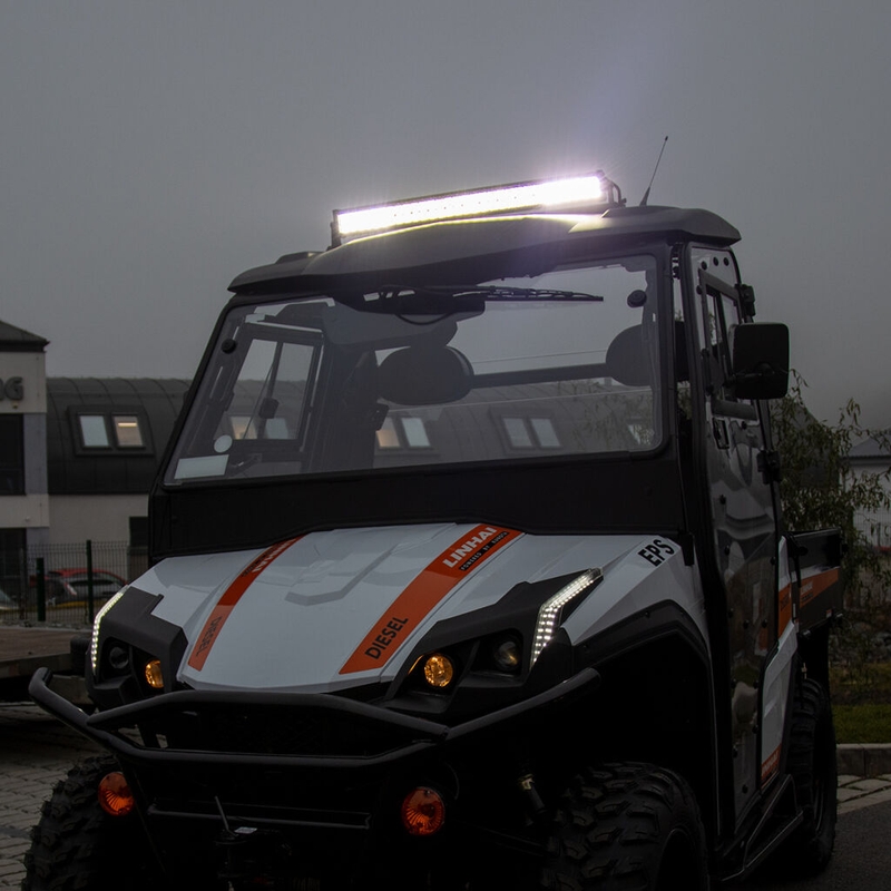 HAIFISCH LED LICHTLEISTE 30", GEBOGEN, 180W, R 810 MM - 5D